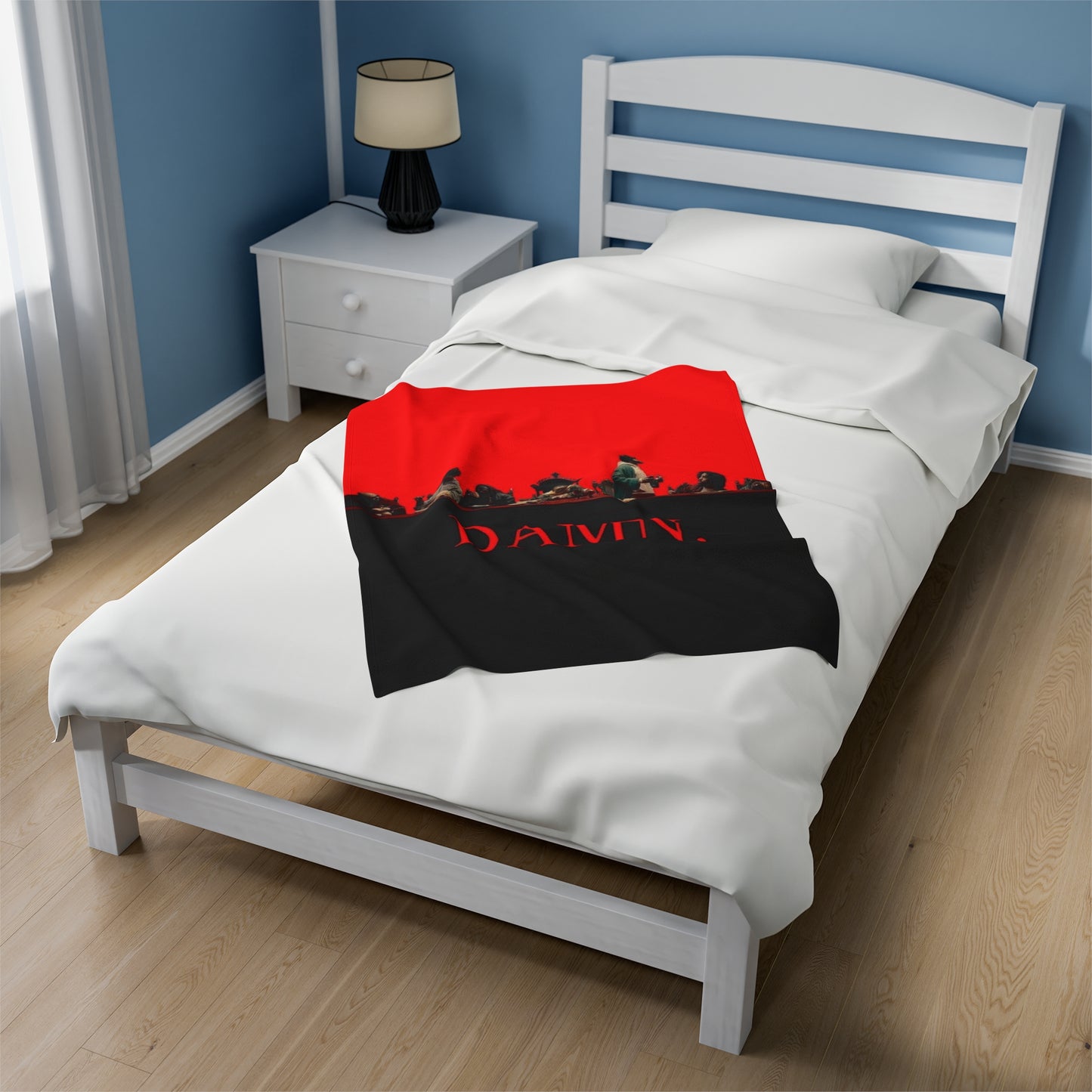 “Damn”Velveteen Plush Blanket