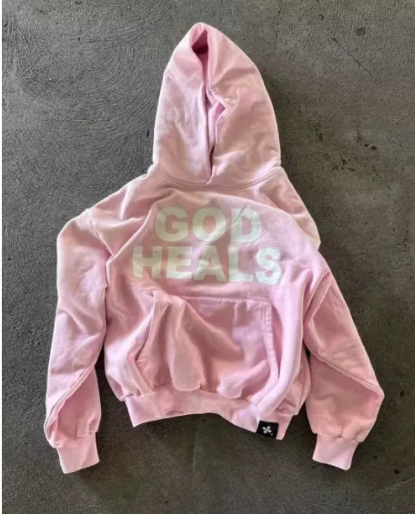 “God Heals” Style Print Women's Hoodie