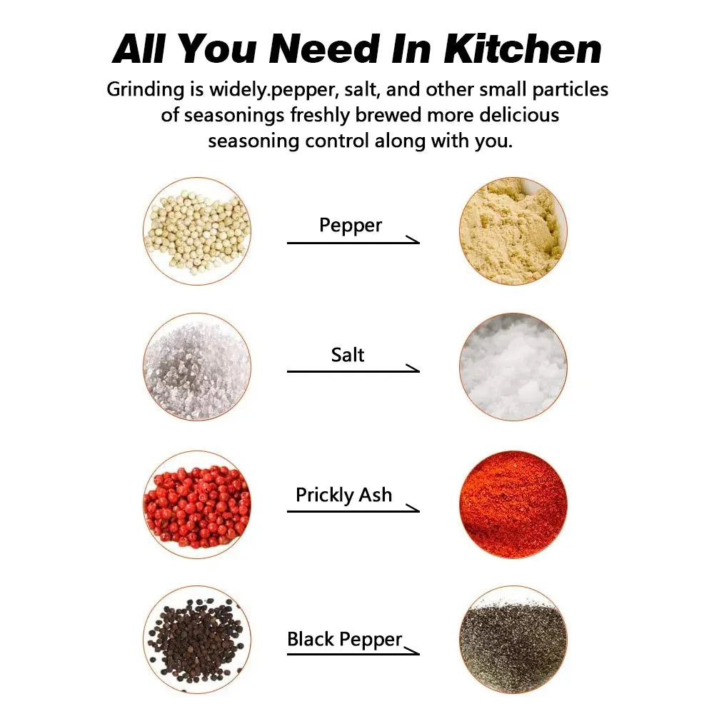 Electric Salt And Pepper Grinders