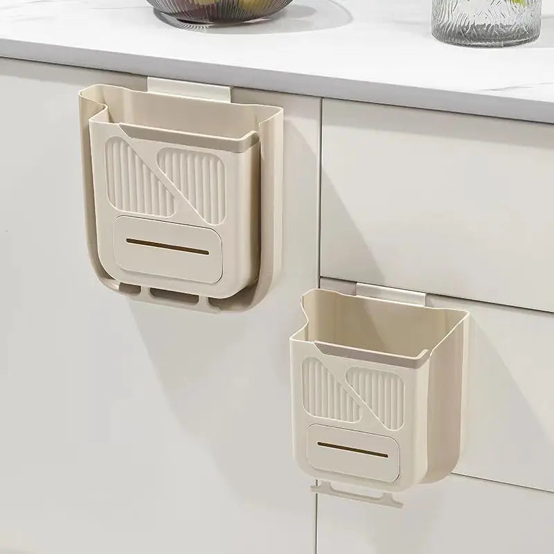 Kitchen Wall Mounted Folding Trash Can