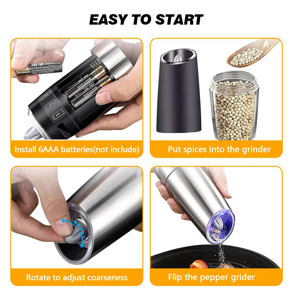 Electric Salt And Pepper Grinders