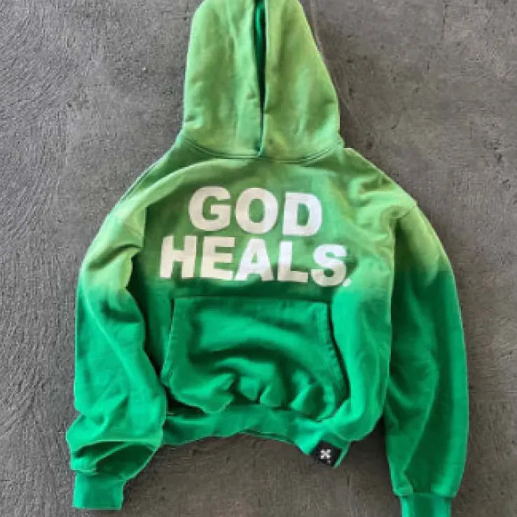 “God Heals” Style Print Women's Hoodie